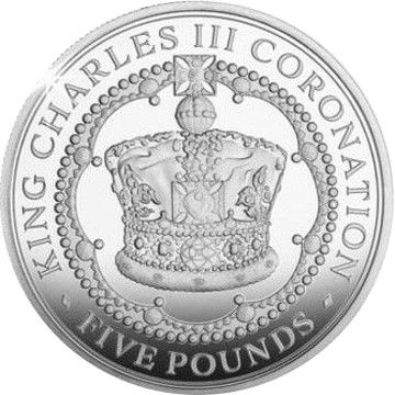 Guernsey 5 Pounds - Charles III Coronation