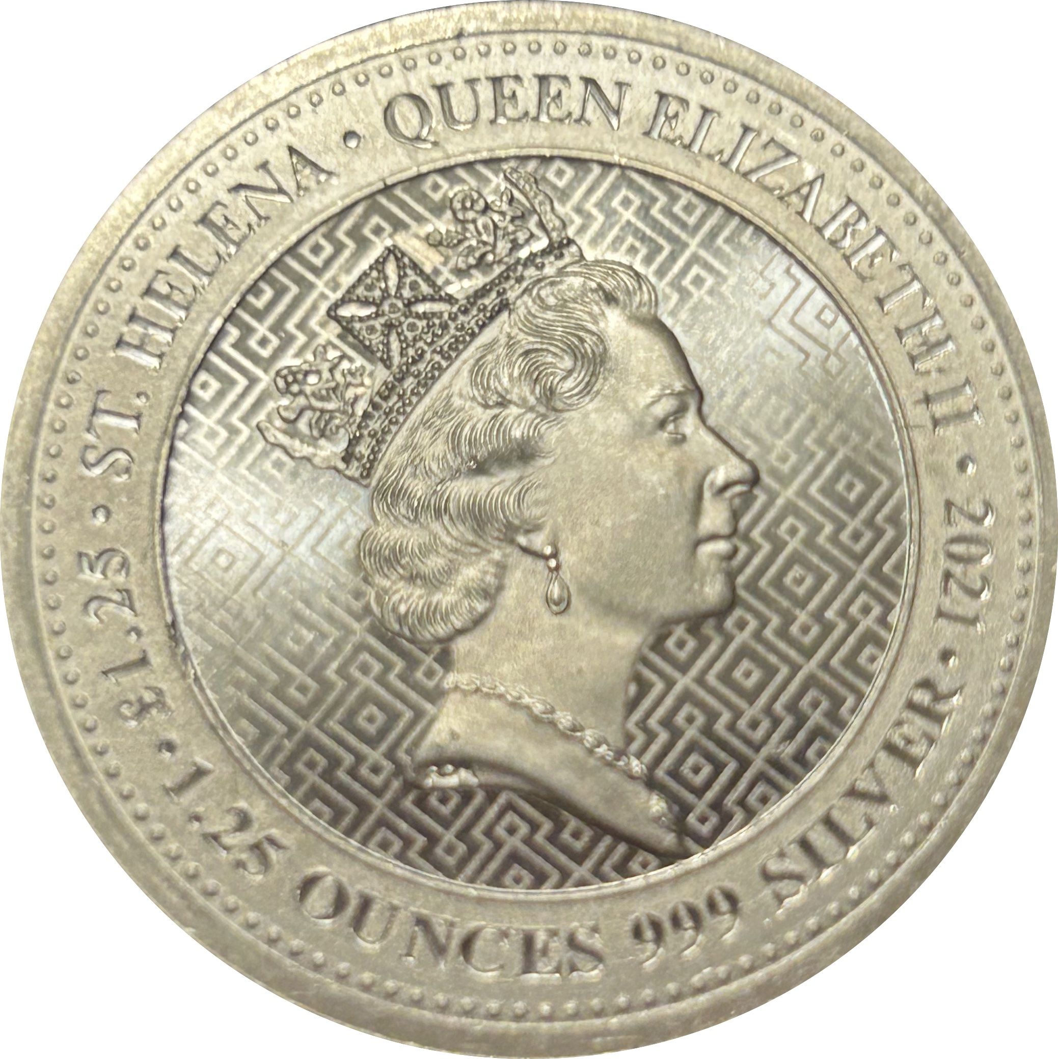 Saint Helena 1.25 Pounds - Elizabeth II Britannia obverse