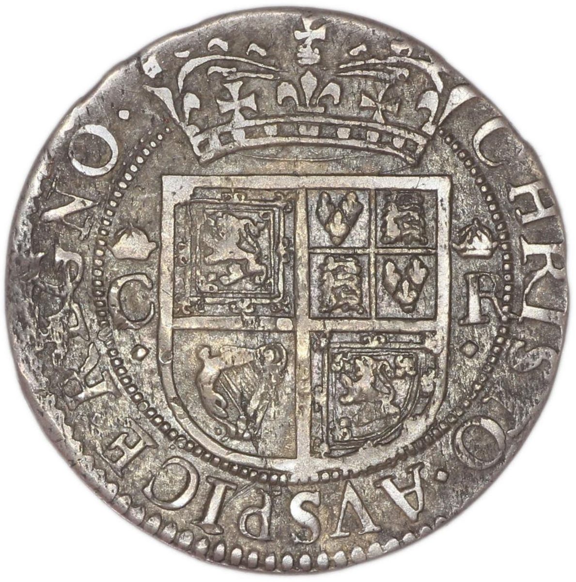 Scotland ½ Merk - Charles I 3rd Coinage, 1st Issue