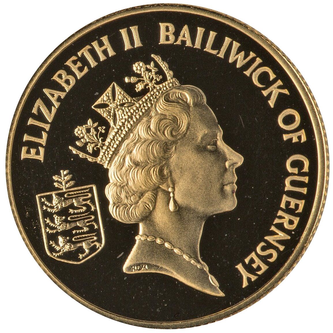Guernsey 50 Pounds - Elizabeth II Normandy Invasion obverse