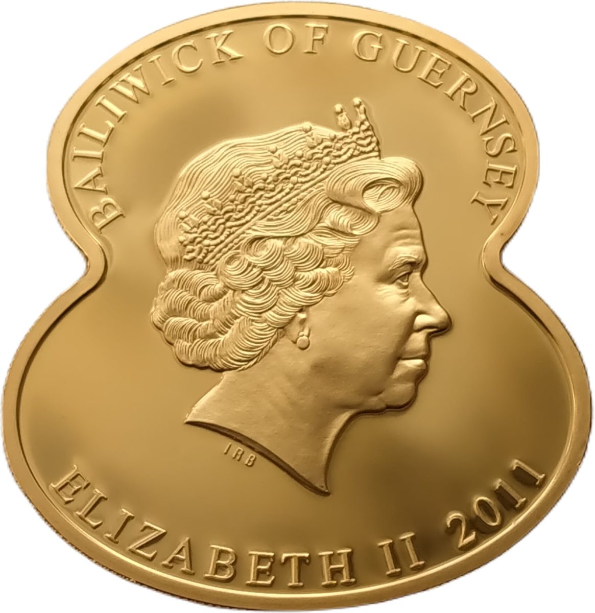 Guernsey 5 Pounds - Elizabeth II 90 Years of The Royal British Legion - In Flanders fields obverse