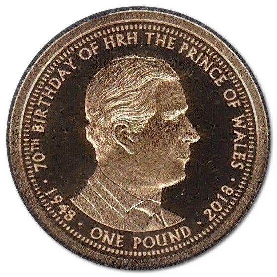 Alderney 1 Pound - Elizabeth II Prince Charles