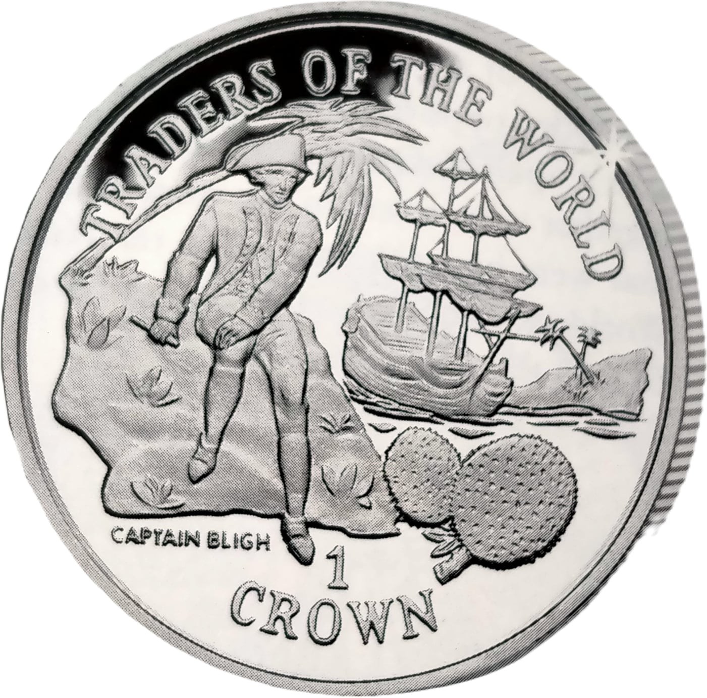 Gibraltar 1 Crown - Elizabeth II Captain William Bligh
