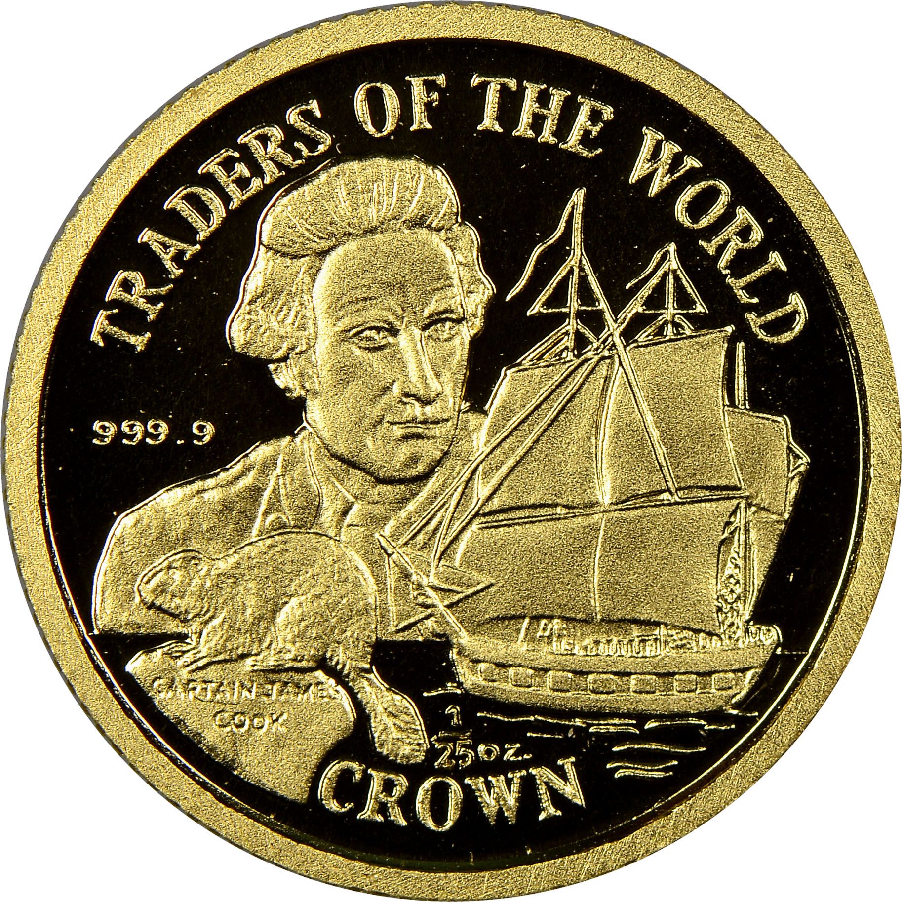 Gibraltar 1/25 Crown - Elizabeth II Captain Cook