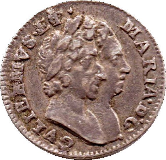 1 Penny - William and Mary incl. Maundy obverse