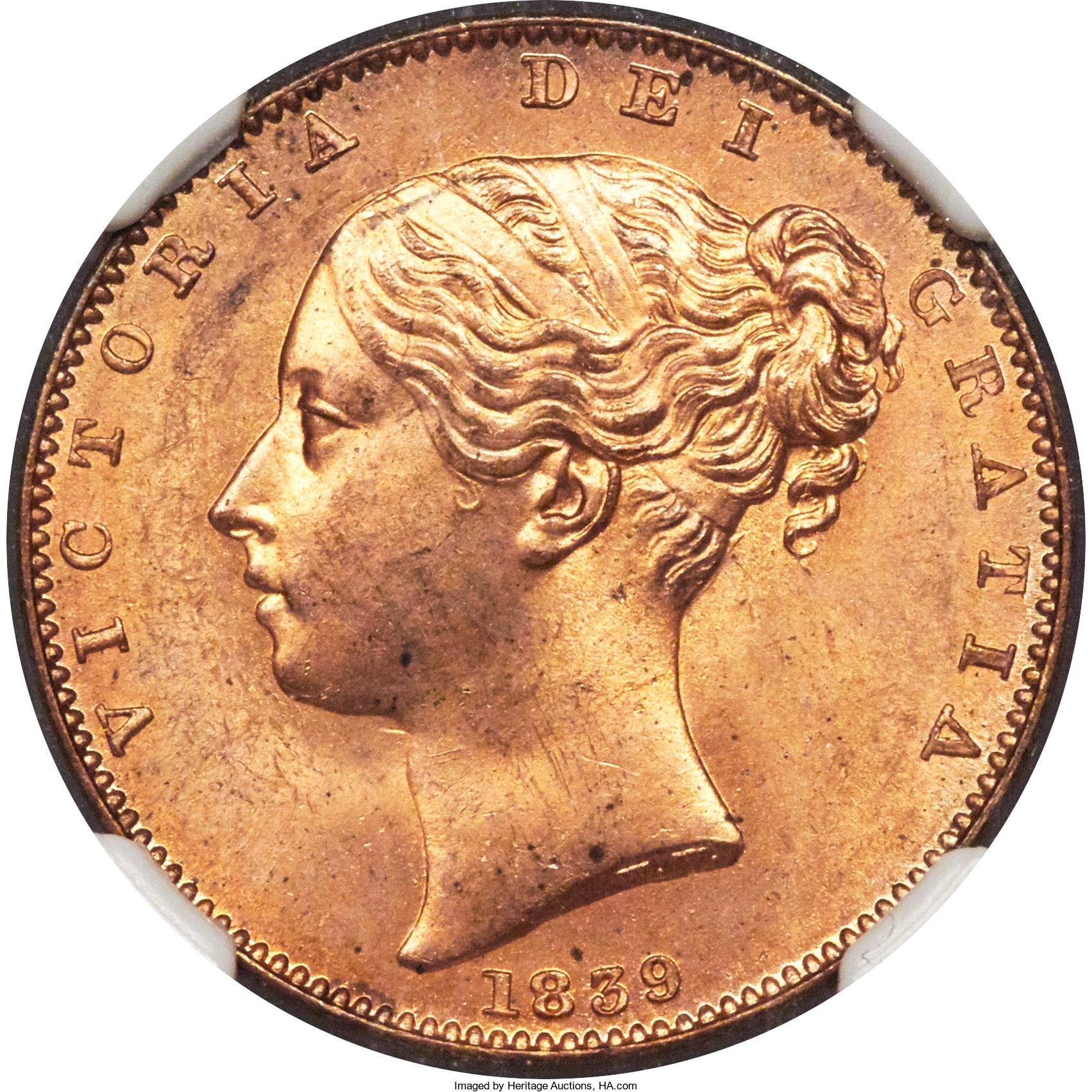 Isle of Man 1 Farthing - Victoria obverse
