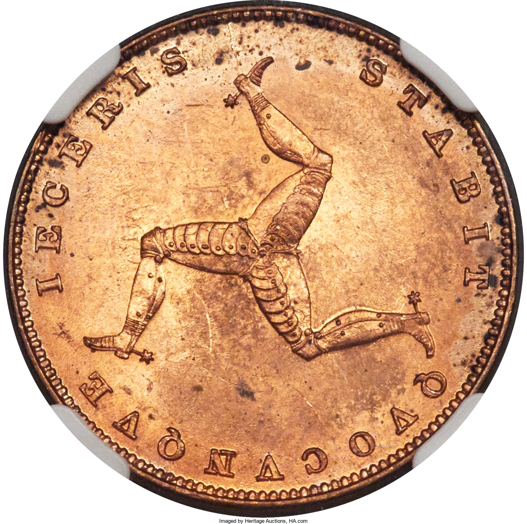 Isle of Man 1 Farthing - Victoria reverse