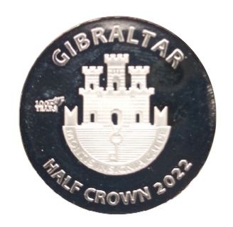 Gibraltar ½ Crown Michael Collins Spirit of a Soldier Coin obverse