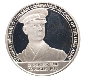 Gibraltar ½ Crown Michael Collins Spirit of a Soldier Coin reverse