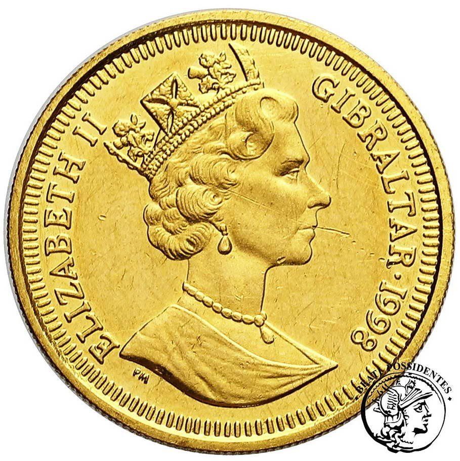 Gibraltar ⅕ Royal - Elizabeth II Kissing Cherubs obverse