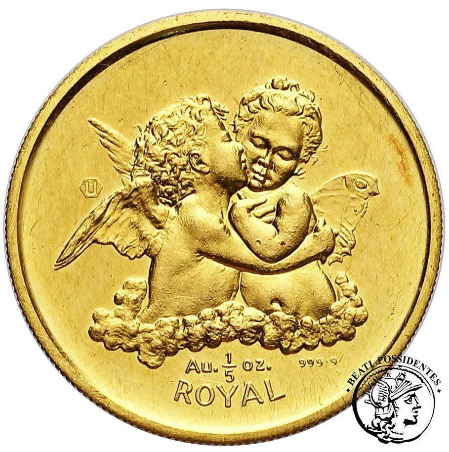 Gibraltar ⅕ Royal - Elizabeth II Kissing Cherubs
