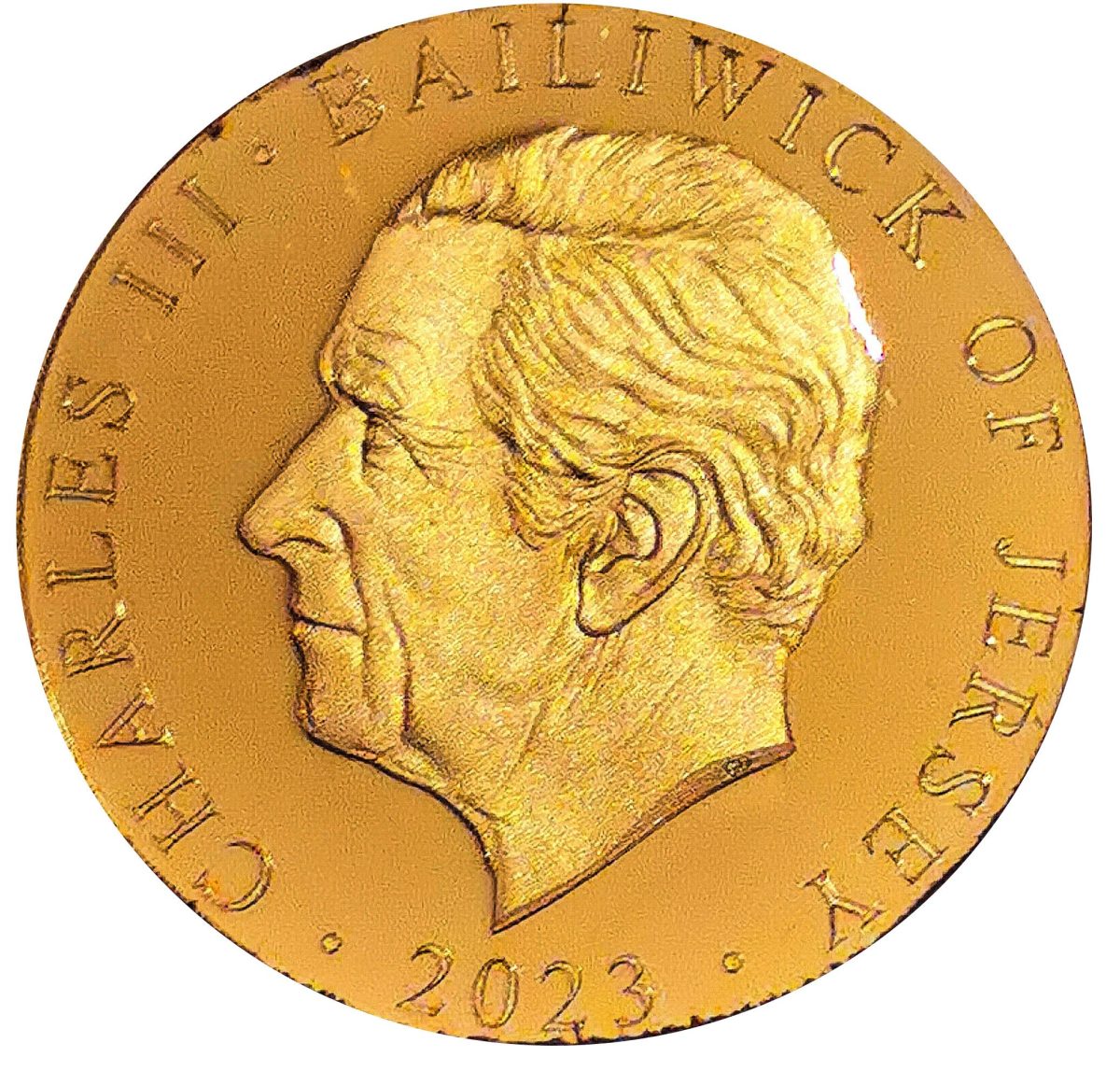 Jersey 1 Penny - Charles III Coronation; proof obverse