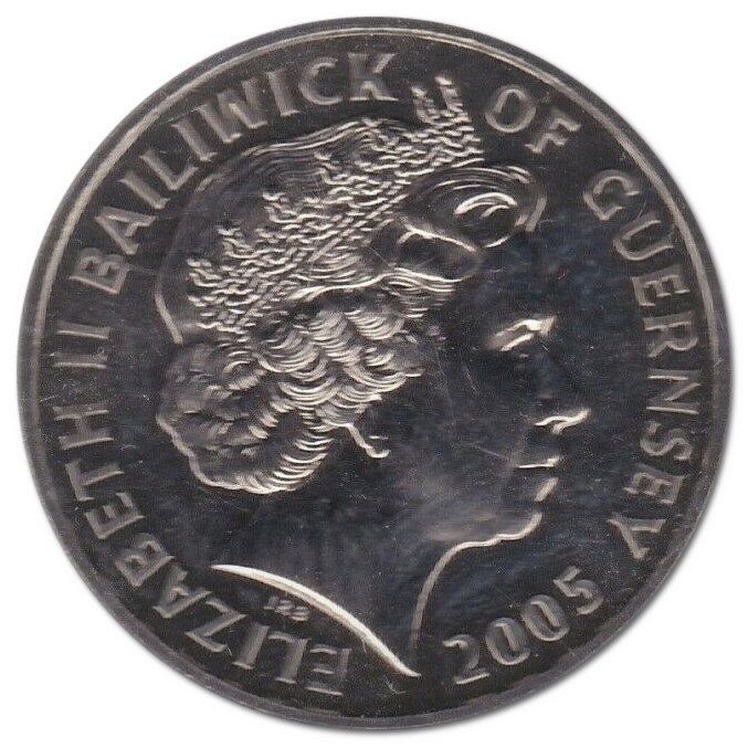 Guernsey 5 Pounds - Elizabeth II John Jellicoe obverse
