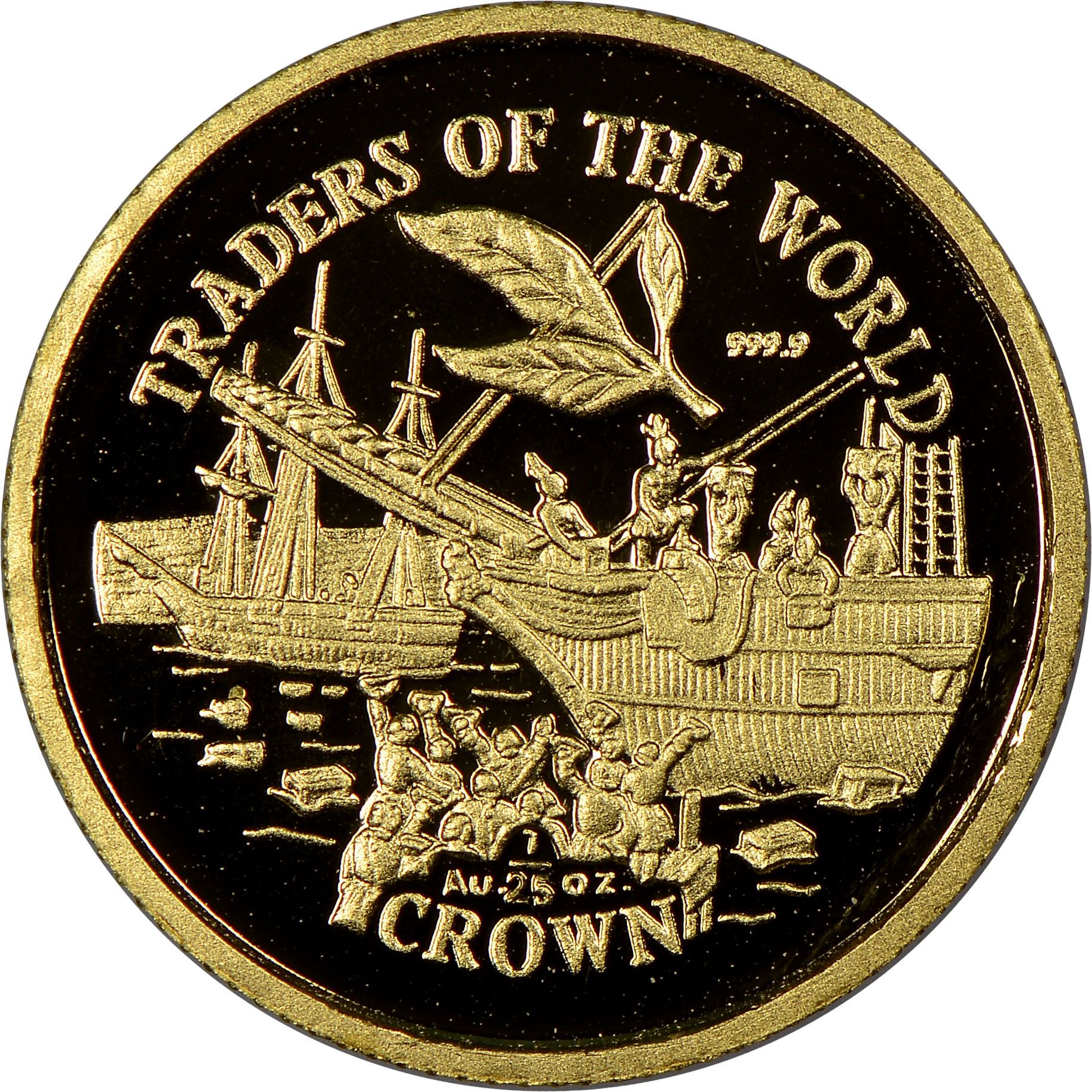Gibraltar 1/25 Crown - Elizabeth II Boston Tea Party