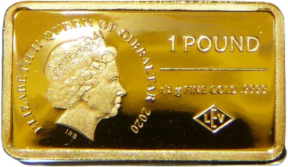 Gibraltar 1 Pound - Elizabeth II UEFA Euro 2020 - Germany obverse