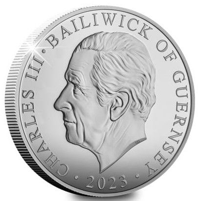Guernsey 10 Pounds - Charles III Christopher Wren obverse