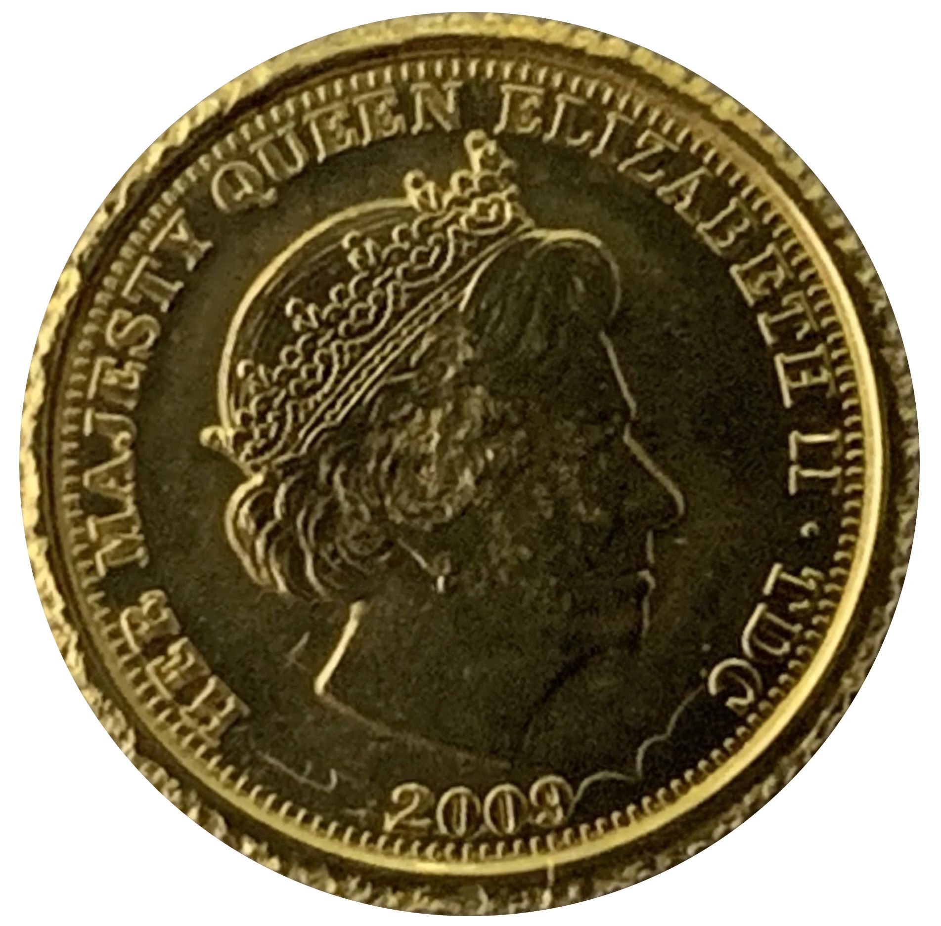 Tristan da Cunha ½ Crown - Elizabeth II St George and Dragon obverse