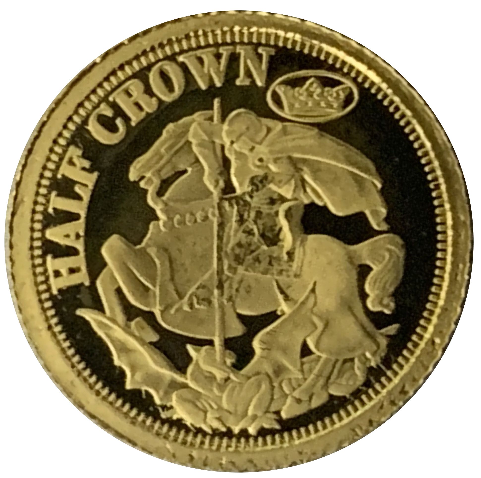 Tristan da Cunha ½ Crown - Elizabeth II St George and Dragon reverse