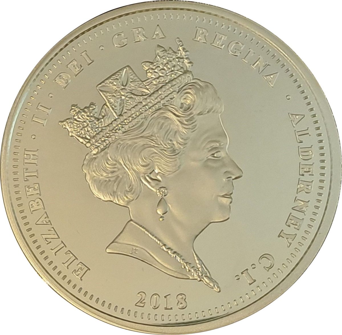 Alderney 25 Pounds - Elizabeth II 70th Birthday of Prince Charles obverse