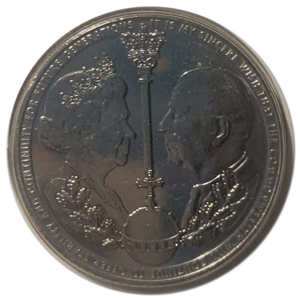 Gibraltar 10 Pence - Charles III Passing of the Crown