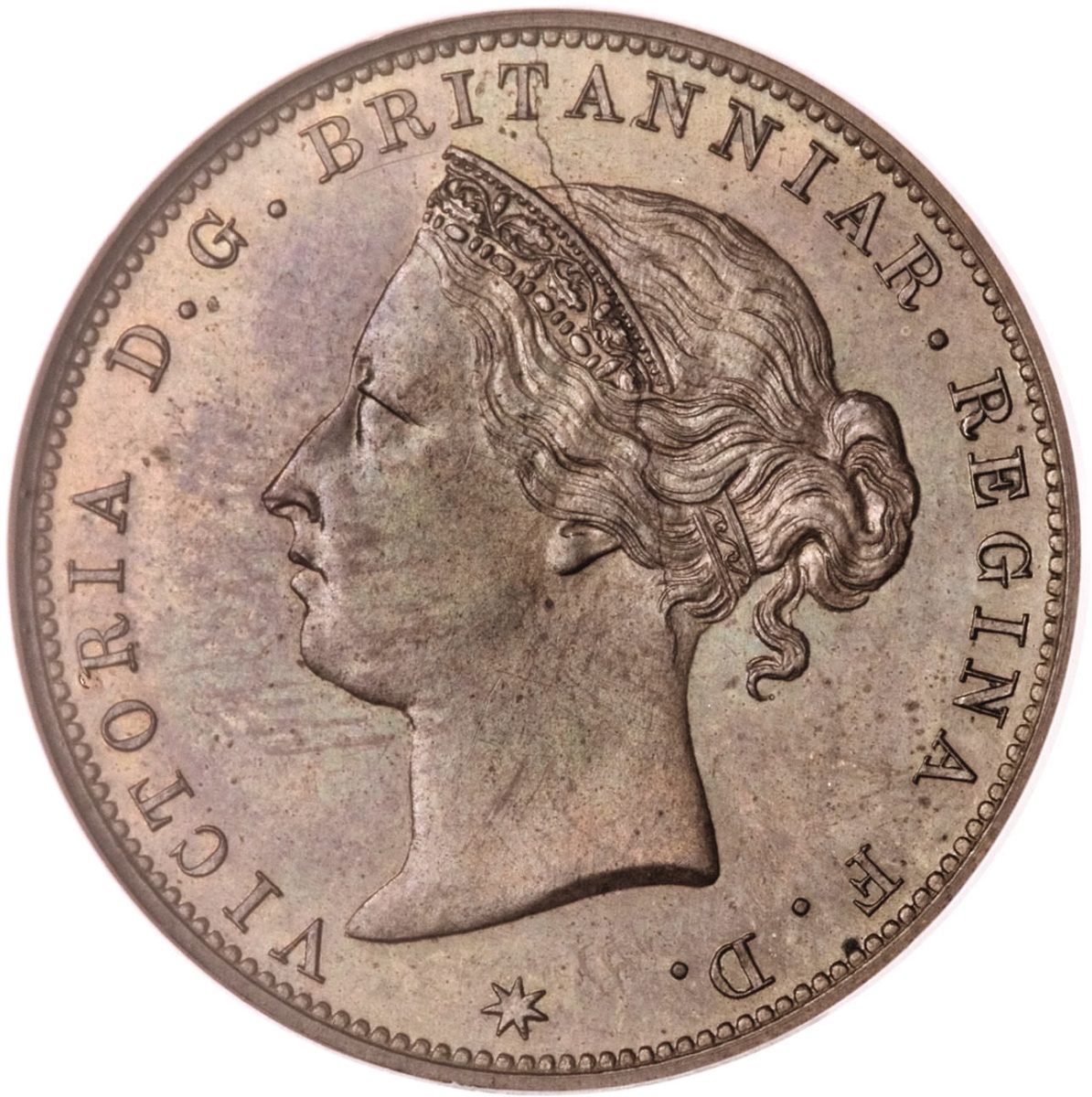Jersey 1/24 Shilling - Victoria obverse