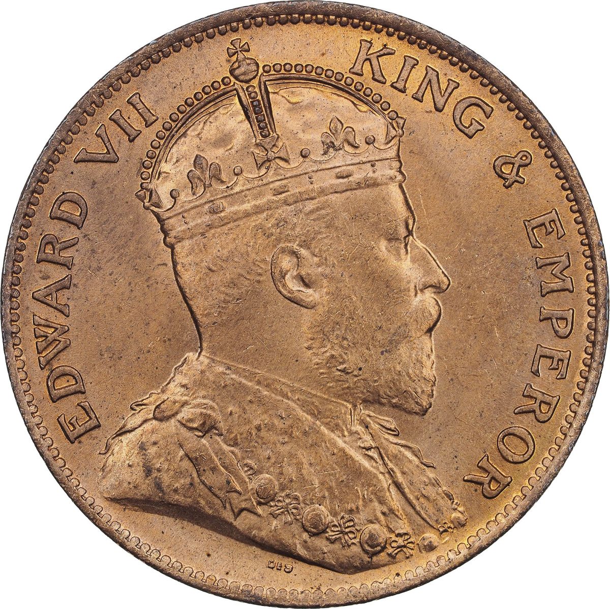 Jersey 1/24 Shilling - Edward VII obverse