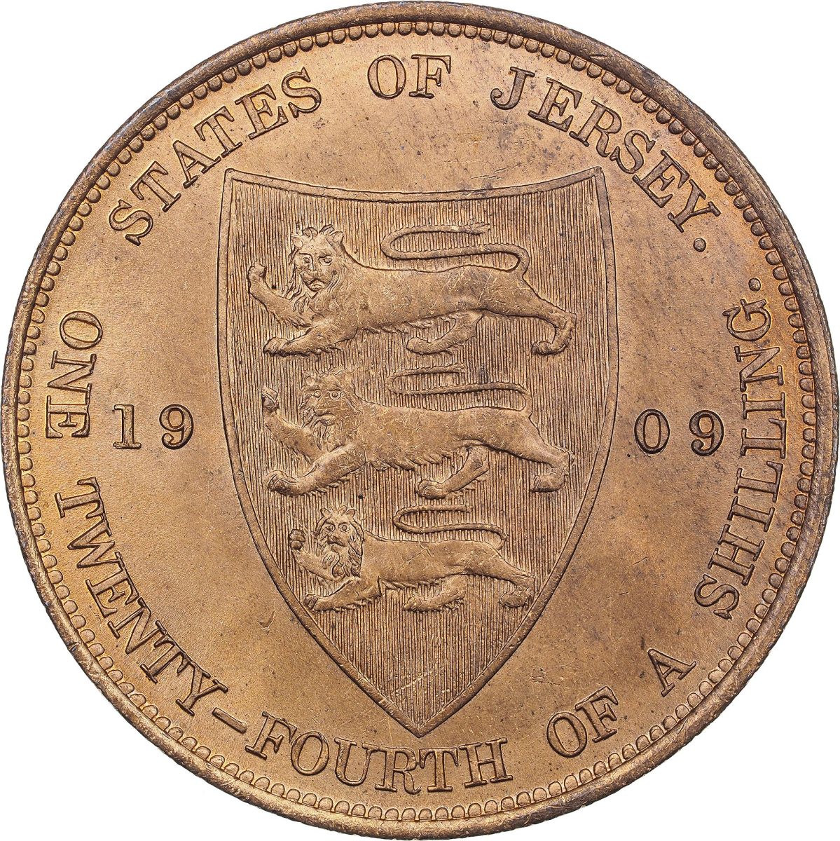 Jersey 1/24 Shilling - Edward VII
