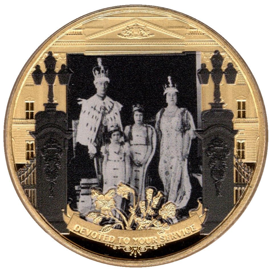 Gibraltar 1 Crown - Elizabeth II Her Destiny reverse