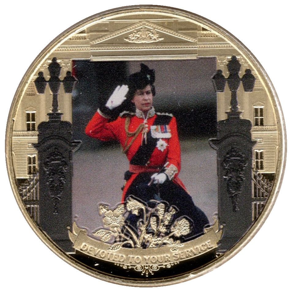 Gibraltar 1 Crown - Elizabeth II Her Other Love reverse