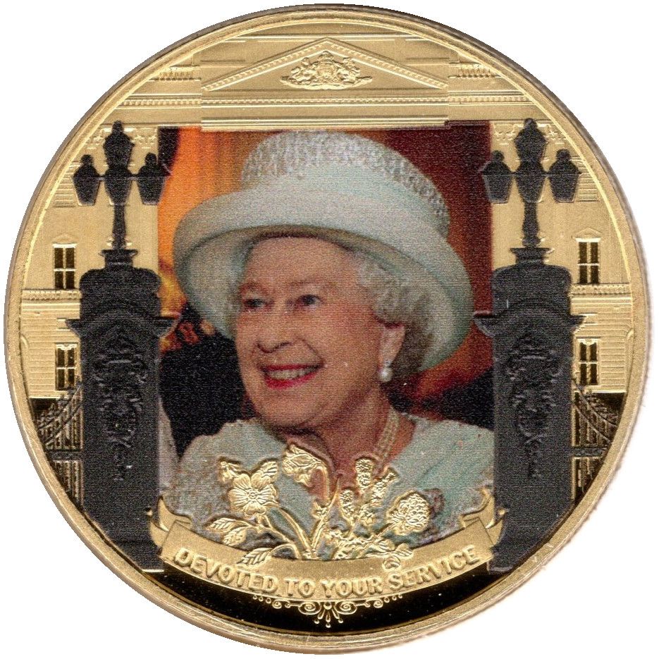 Gibraltar 1 Crown - Elizabeth II Her Smile reverse