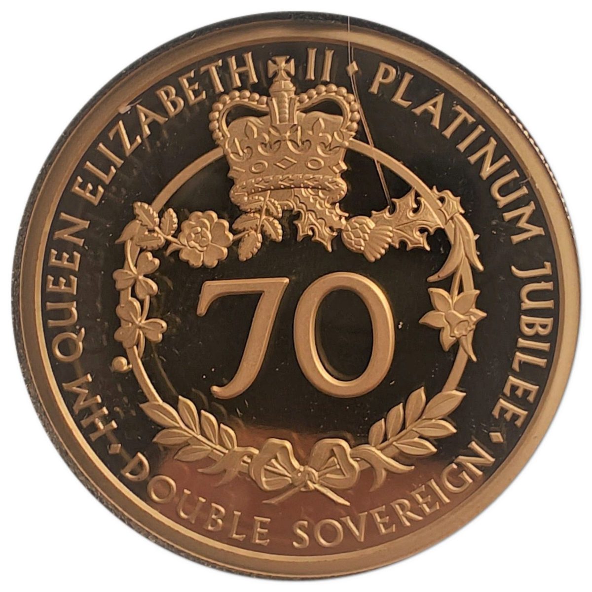 Alderney 2 Sovereigns - Elizabeth II Platinum Jubilee