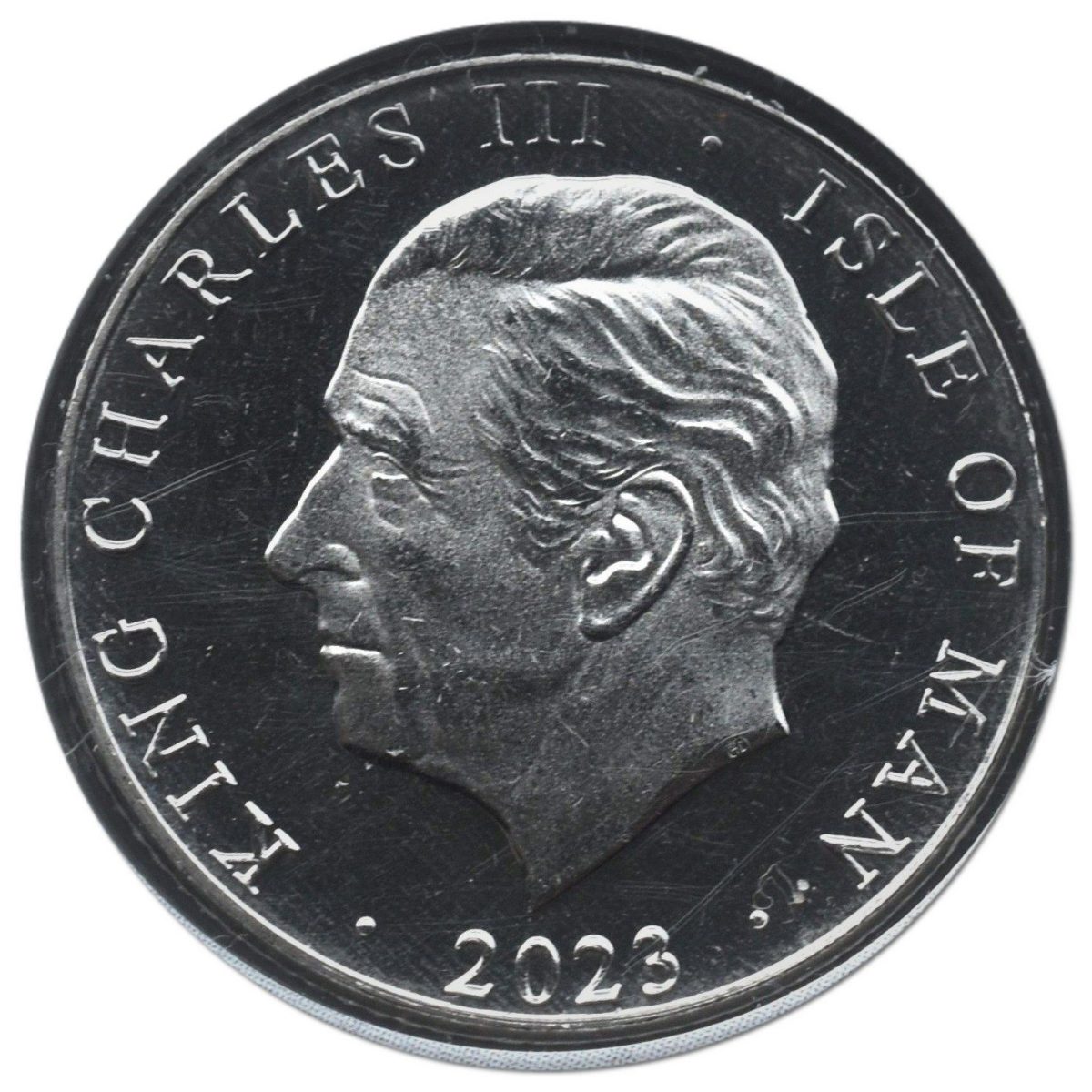 Isle of Man 10 Pence - Charles III Buckingham Palace obverse