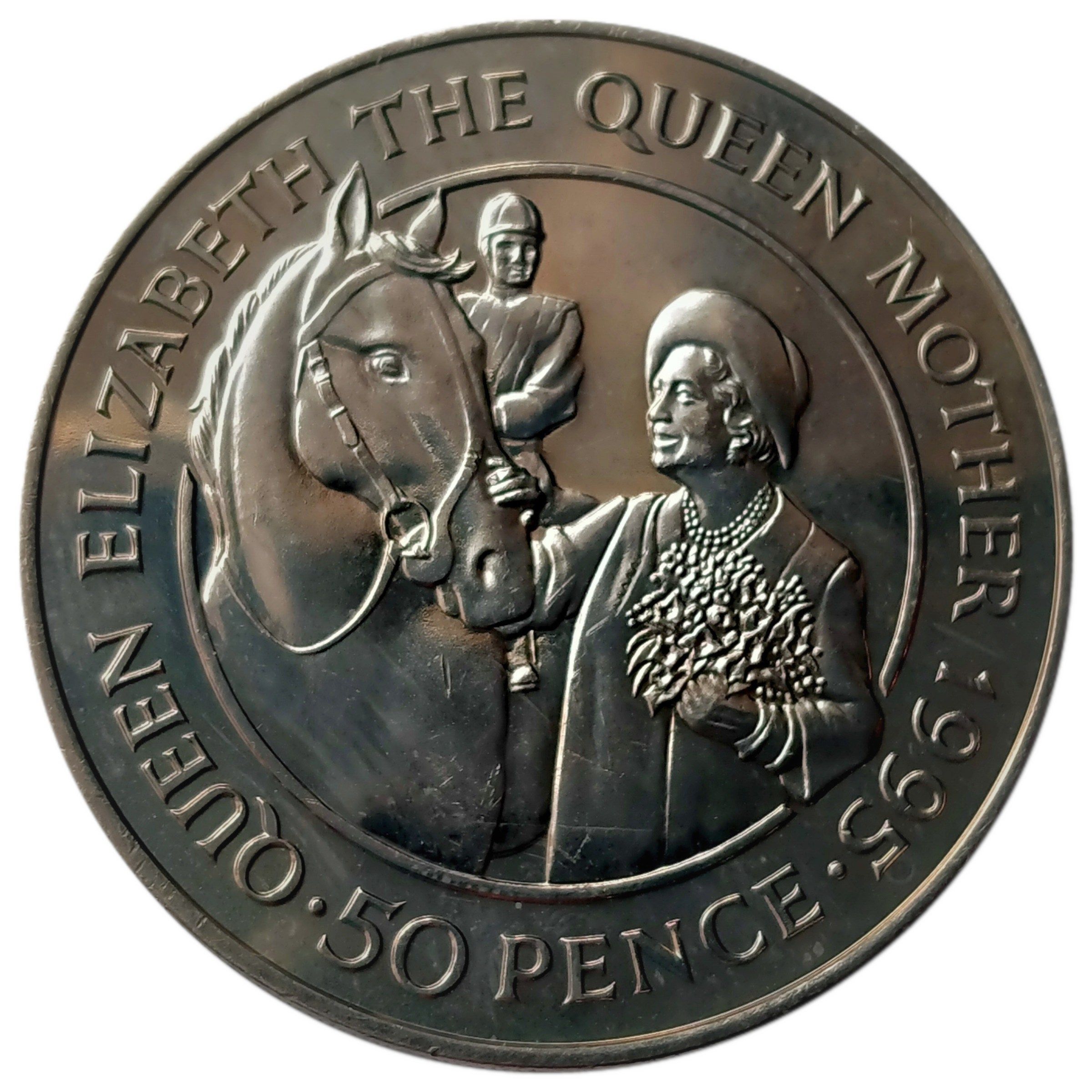 Saint Helena 50 Pence - Elizabeth II Queen Mother