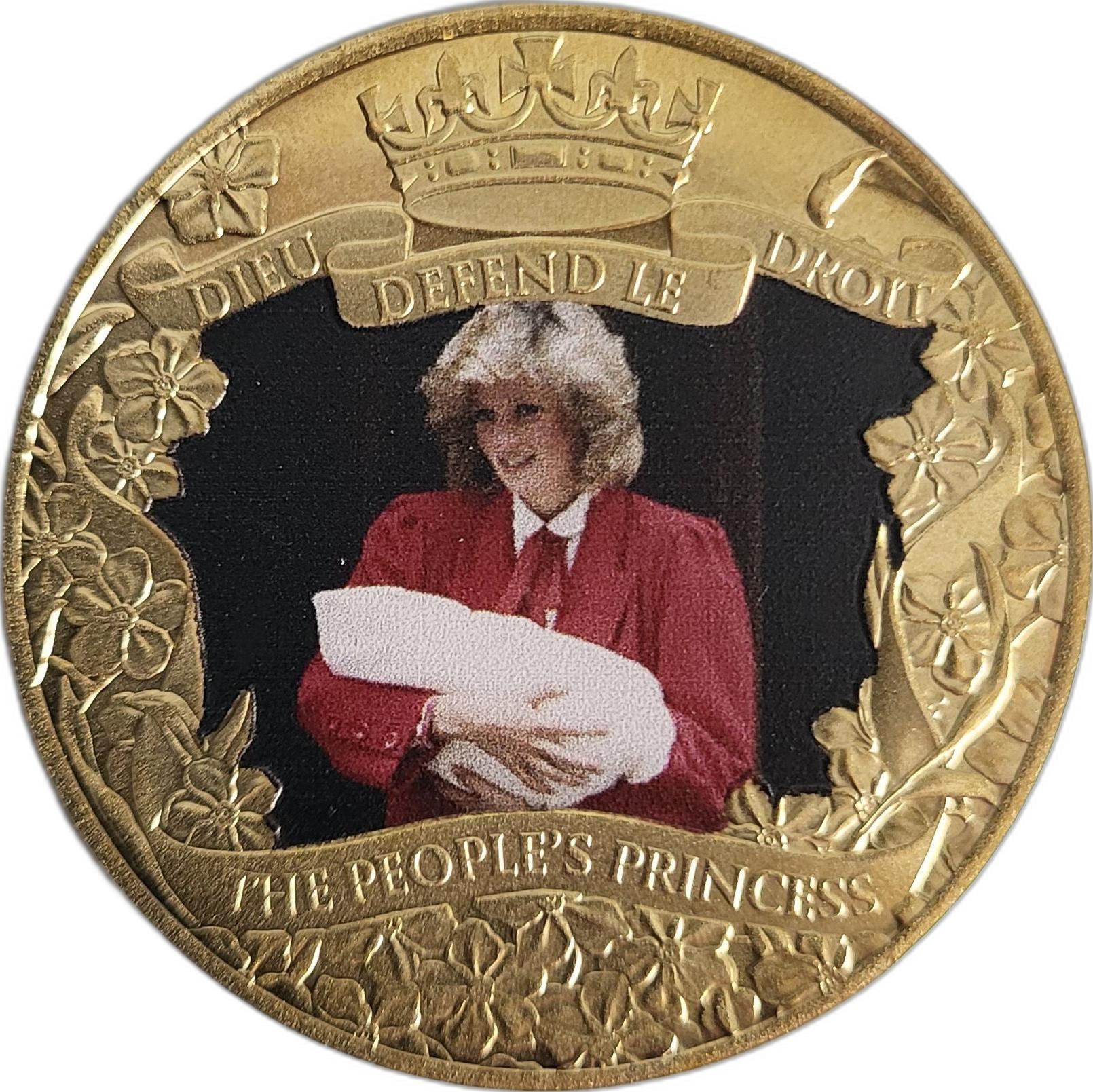 Gibraltar 1 Crown - Elizabeth II The Mother reverse