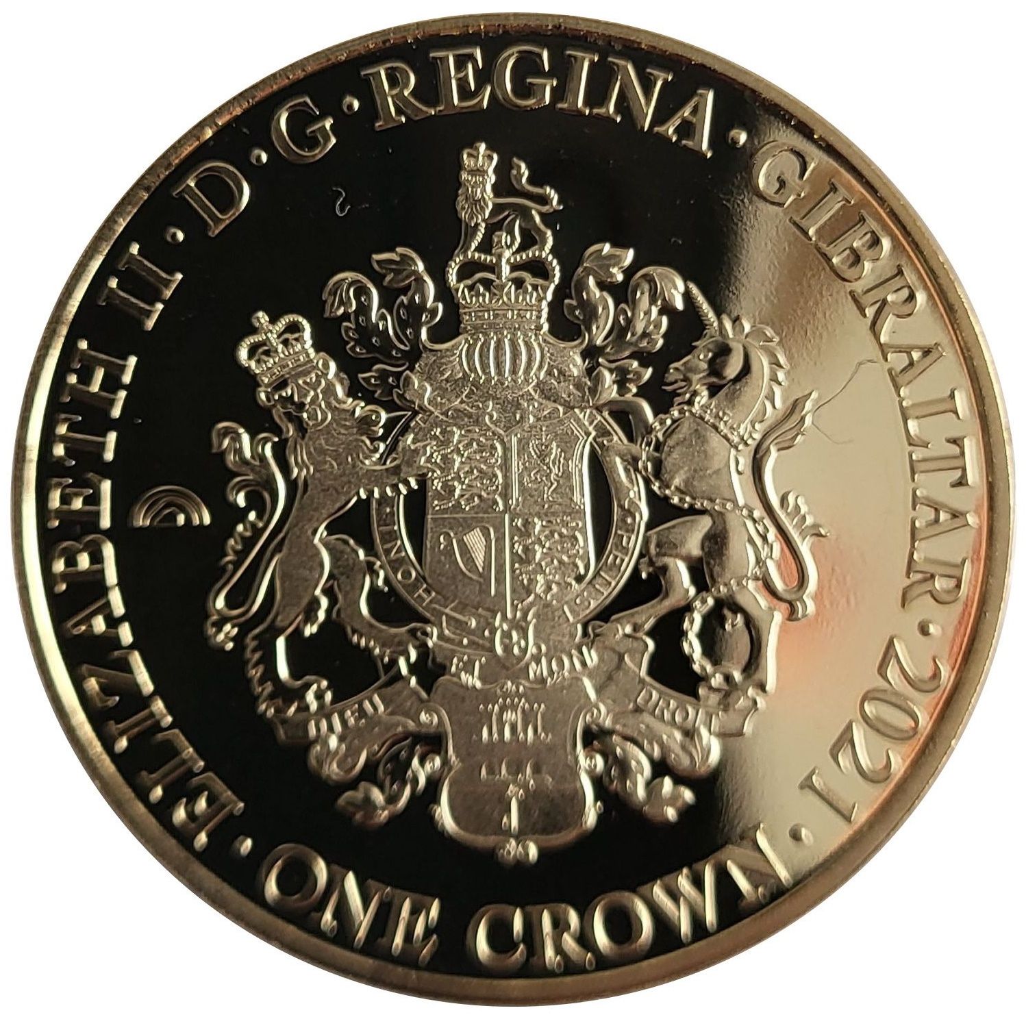 Gibraltar 1 Crown - Elizabeth II The Legacy obverse