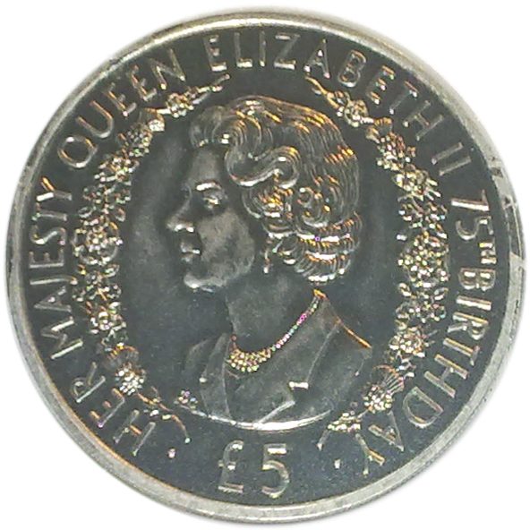 Alderney 5 Pounds - Elizabeth II Queen Elizabeth II