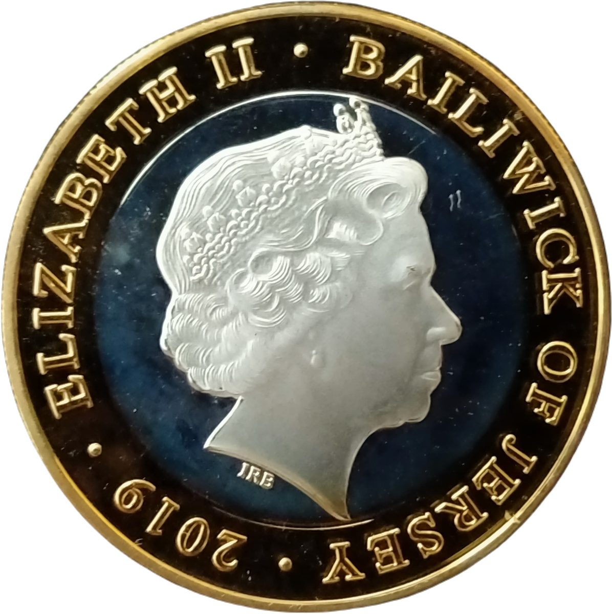 Jersey 2 Pounds - Elizabeth II Royal British Legion Poppy; Silver Proof obverse