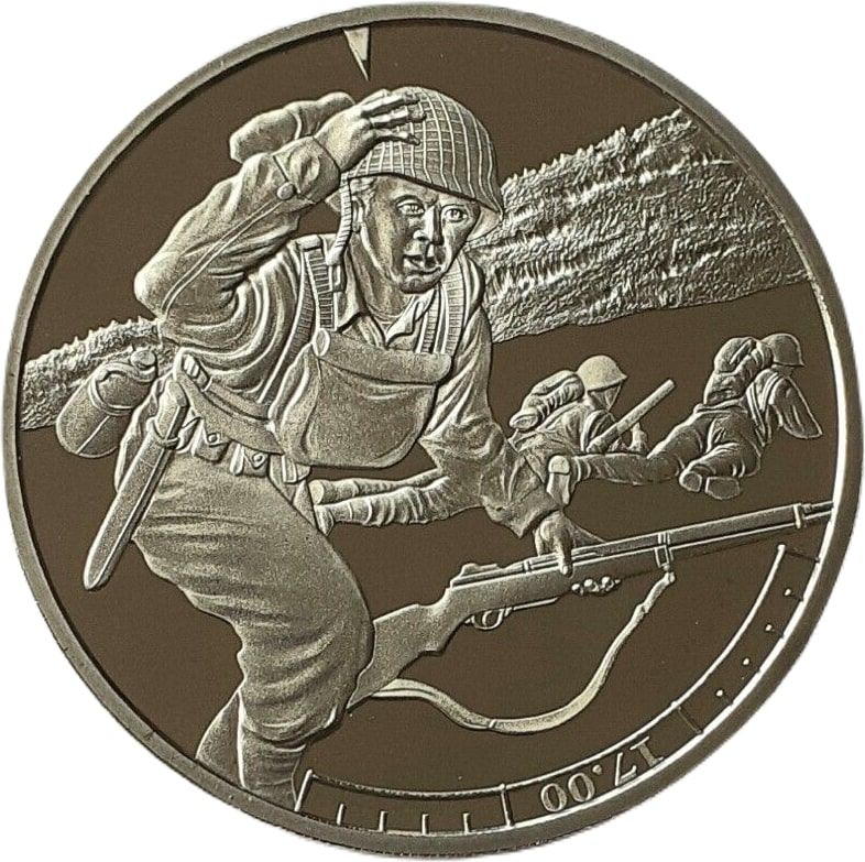 Jersey 5 Pounds - Elizabeth II D-Day Landing 17:00