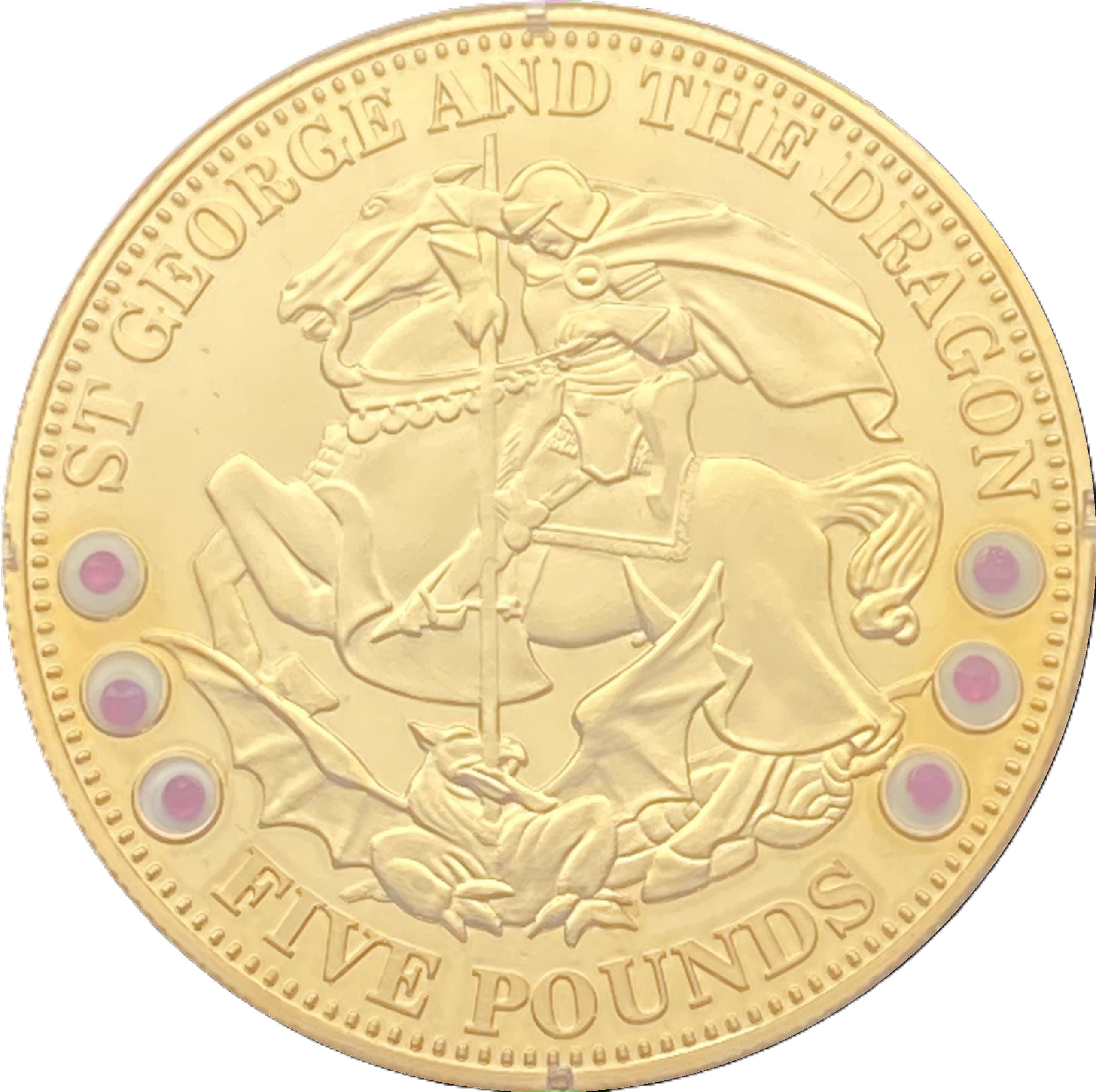 Tristan da Cunha 5 Pounds - Elizabeth II St George and The Dragon