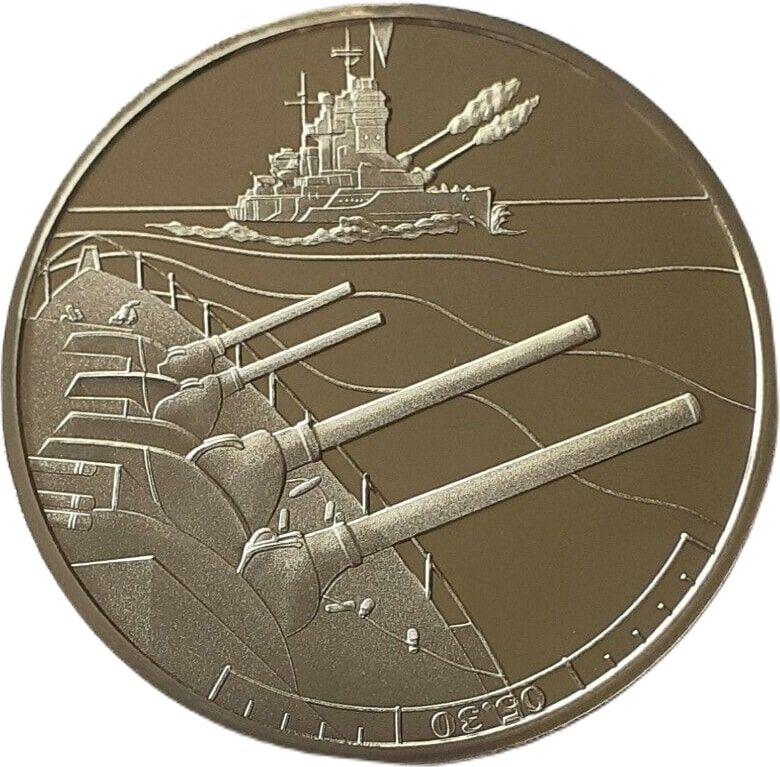 Guernsey 5 Pounds - Elizabeth II D-Day Landing 05.30