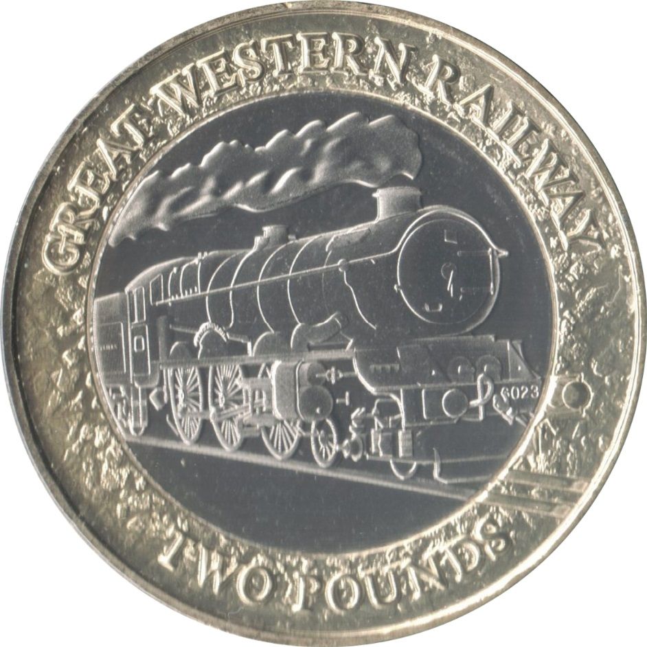 Isle of Man 2 Pounds - Charles III GWR 'King Edward II'