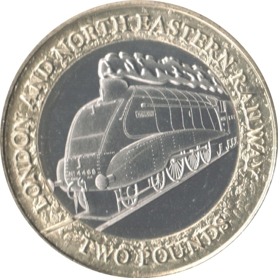 Isle of Man 2 Pounds - Charles III LNER 'Mallard'