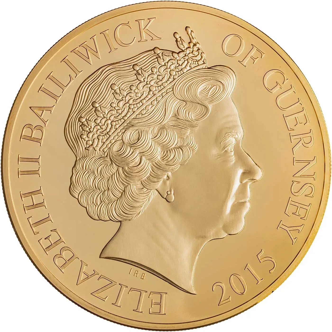 Guernsey 10 Pounds - Elizabeth II Reflections of a Reign; Gold Proof obverse