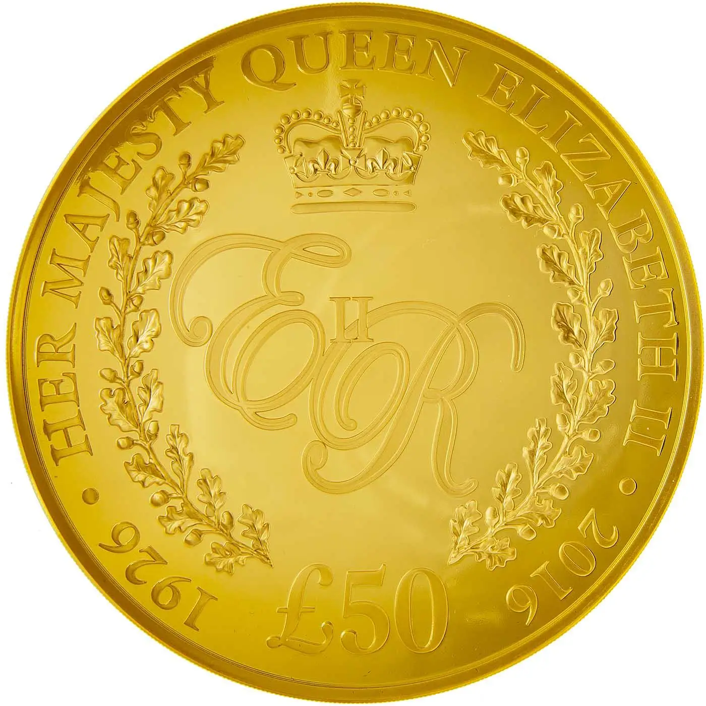 Guernsey 50 Pounds - Elizabeth II 90th Birthday of Queen Elizabeth II
