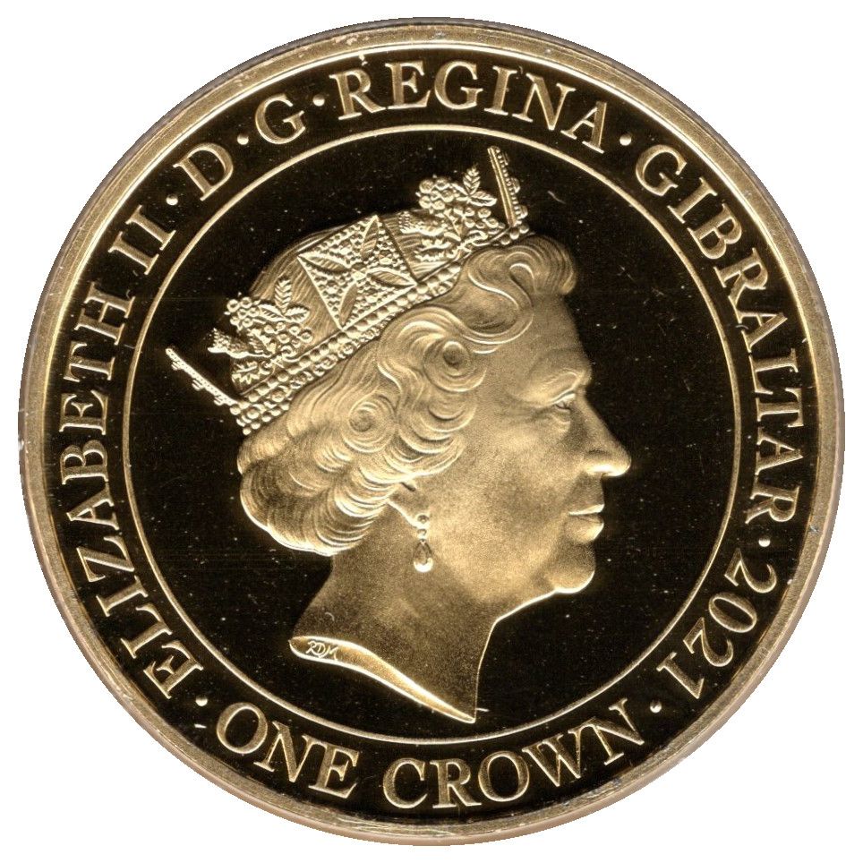 Gibraltar 1 Crown - Elizabeth II The People's War - The Women obverse