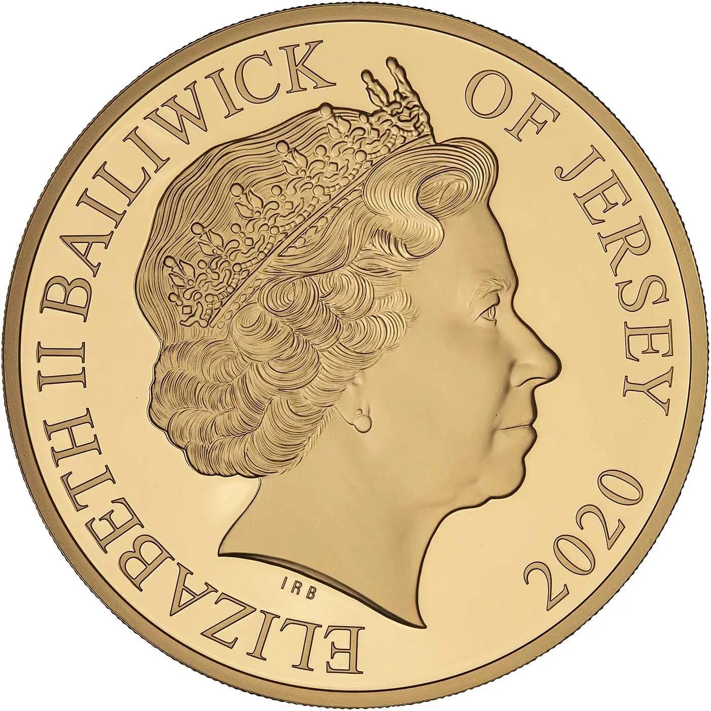 Jersey 10 Pounds - Elizabeth II James Cook; Gold Proof obverse