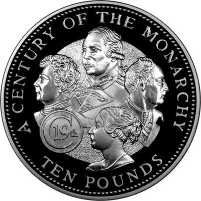 Guernsey 10 Pounds - Elizabeth II 19th Century Monarchs