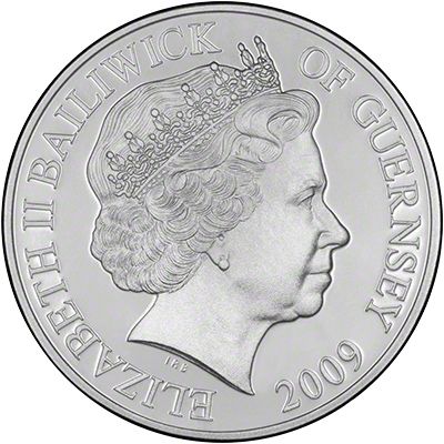 Guernsey 10 Pounds - Elizabeth II Naval Aviation - HMS Ark Royal obverse