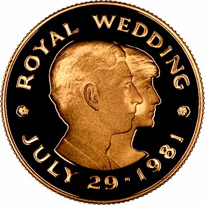 Jersey 2 Pounds - Elizabeth II Royal Wedding; Gold Proof