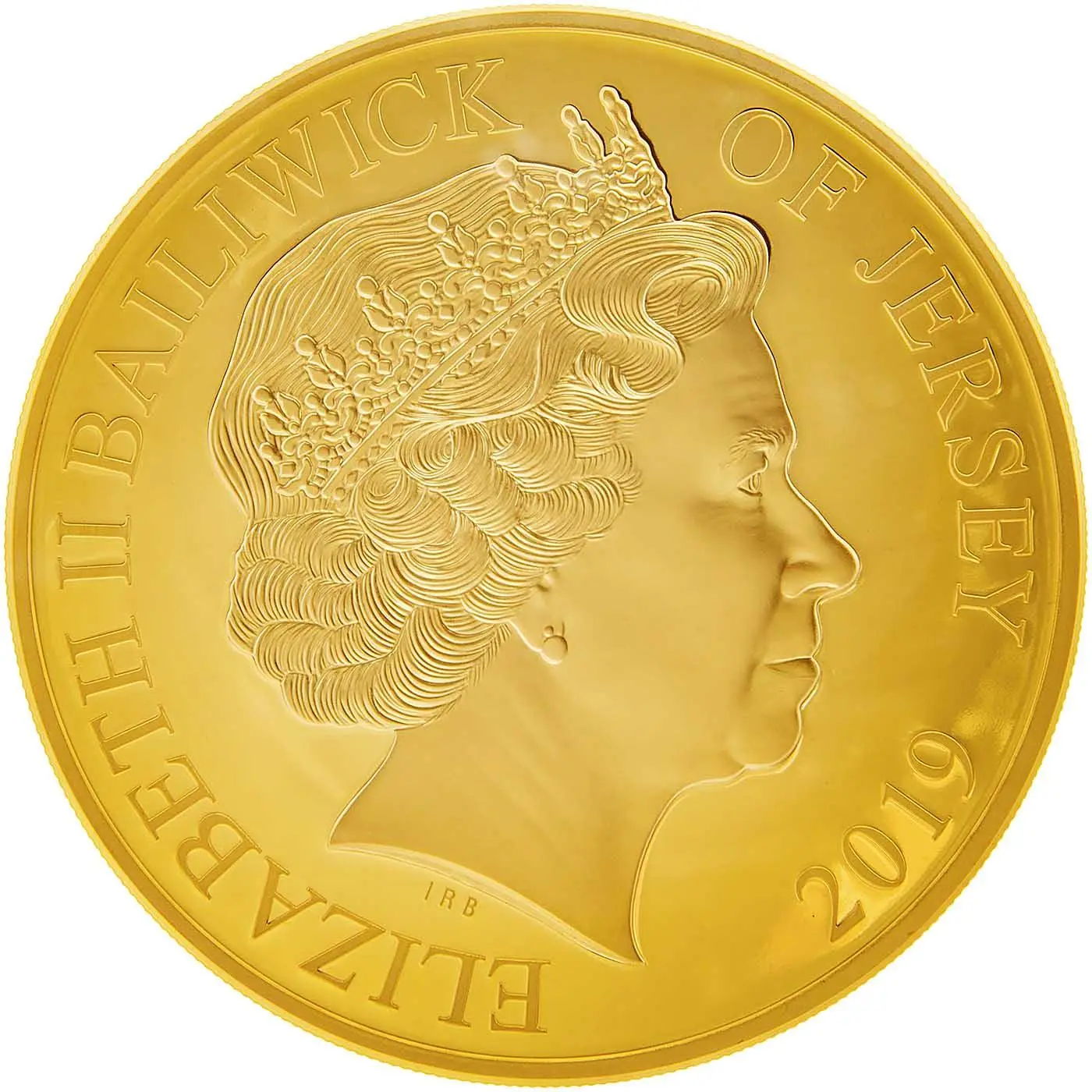 Jersey 10 Pounds - Elizabeth II Supersonic Concorde Flight obverse
